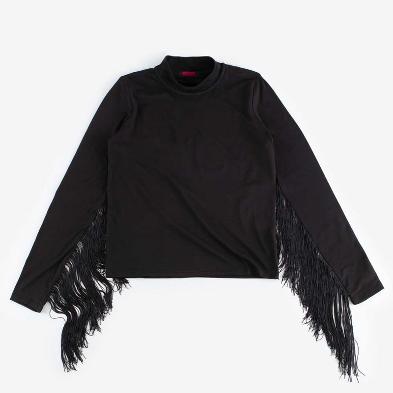 Fringe Black Top