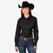 Retro Soild Black Top