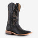 Rod's Exclusive Bean Black Smooth Ostrich Boots