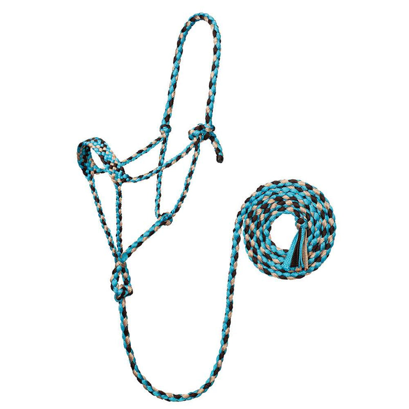 Braided Rope Halter With Lead