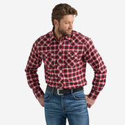 Retro Ruby Ranch Flannel Shirt