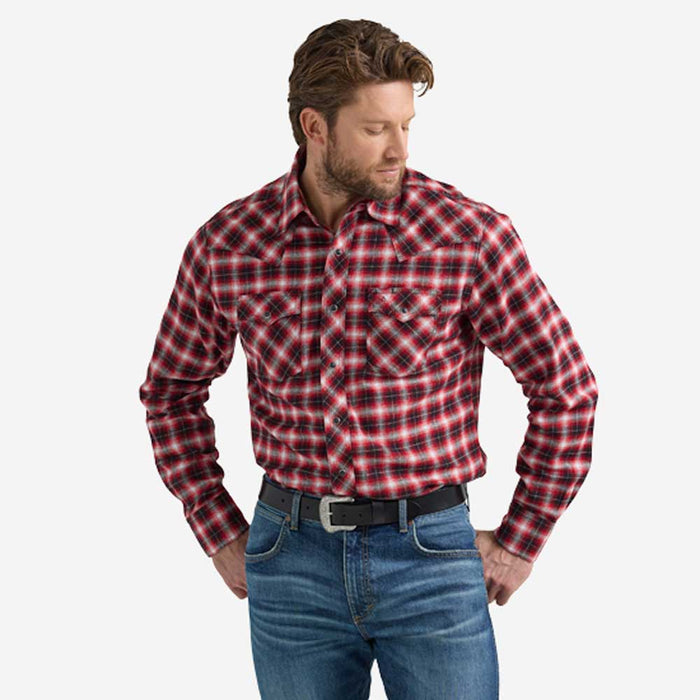 Retro Ruby Ranch Flannel Shirt