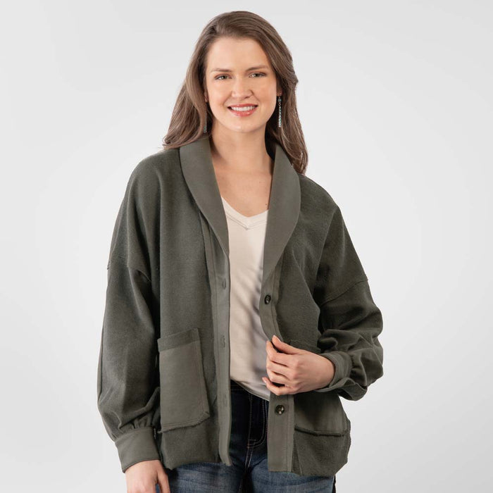 Charcoal Vintage Shacket