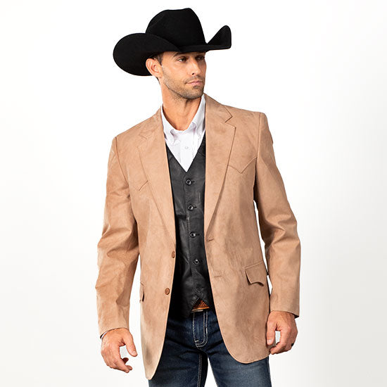 Micro Suede Camel Sportcoat44R