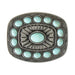 Blazin Roxx Multi Stone Turquoise Rectangular Buckle