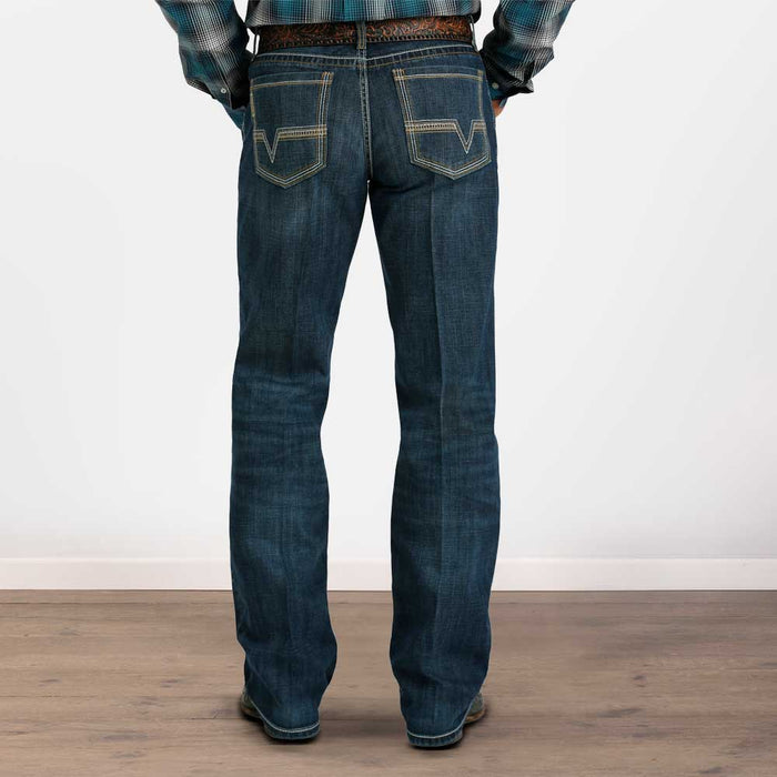 Grant Performance Brown Stitch Jeans