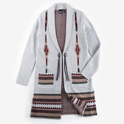 Girl Grey Aztec Cardigan