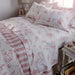 Dusty Rose Pink Cowgirl Toile Sheet Set