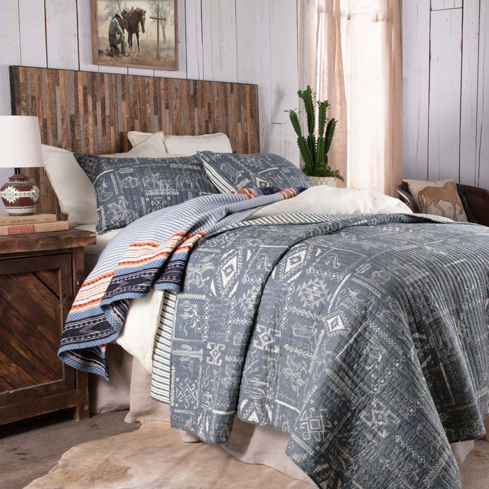Westward Trail Denim Quilt