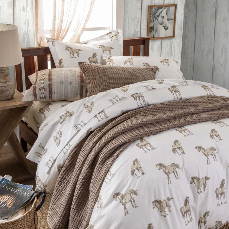Easy Rider Horse Duvet Cover Set
