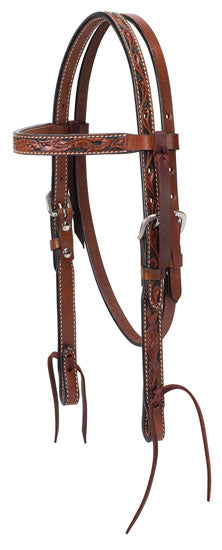 Chestnut Carved pony Headstall