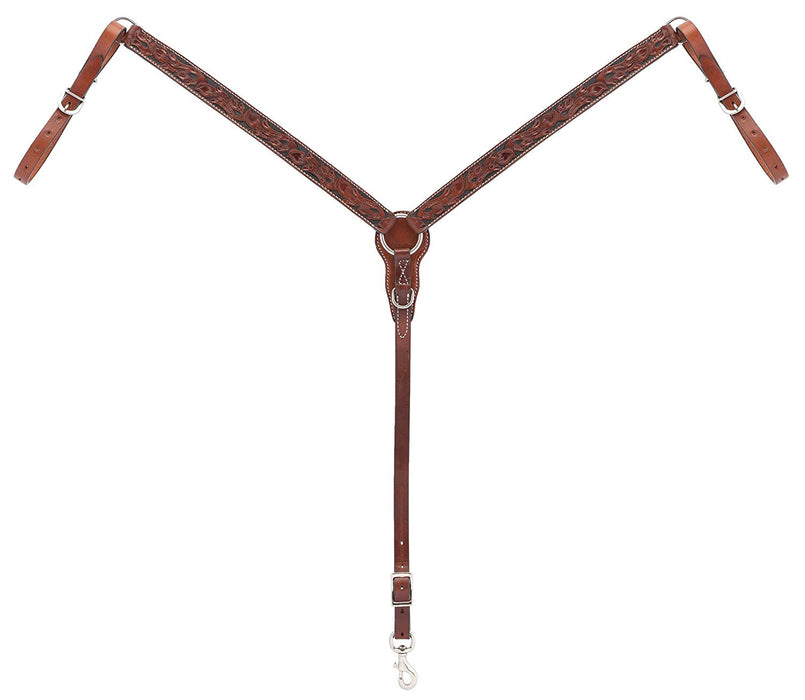 Carved Chestnut Breastcollar