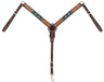 Turquoise Beaded Pony Breastcollar