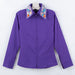 Girl's Showtime Collar Purple Show Blouse