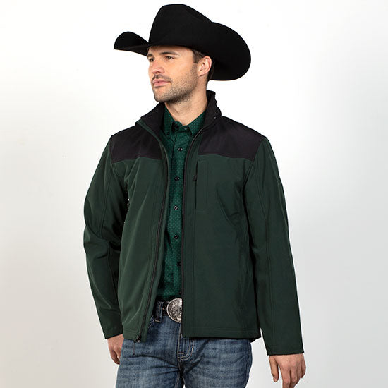 Powder River Softshell Hunter Green Jacket