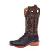 Men`s Riley Black Shrunken Calf 13In Tan Goat Top Boot