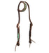 Turquoise Croc Single Ear Headstall