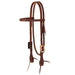 Working Tack Copper Silver Engraved Straight Browband Headstall