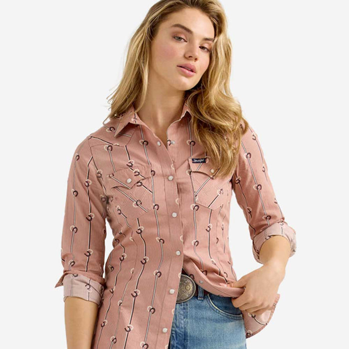 Retro Mauve Horseshoe Top