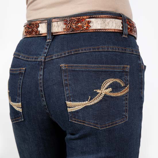 Superior Rod's Exclusive Classic Dark Wash Riding Jeans
