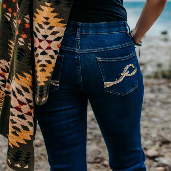 Superior Rod's Exclusive Classic Dark Wash Riding Jeans