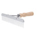 Skip Tooth Comb with Wood Handle and Stainless Steel Replacement Blade