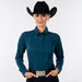Laguna Blues Double Collared Show Blouse