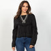 Fun Fringe Black Sweater
