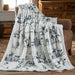 Ranch Life Western Sherpa Throw Blanket