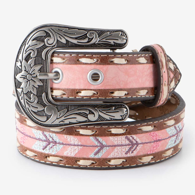 Girl's Pink Arrows Belt