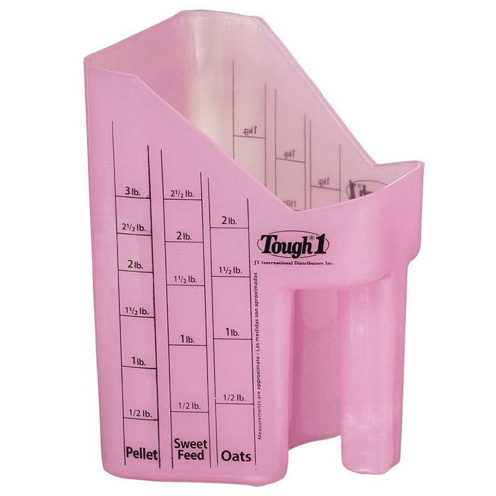 Pink Measuring Feed Scoop