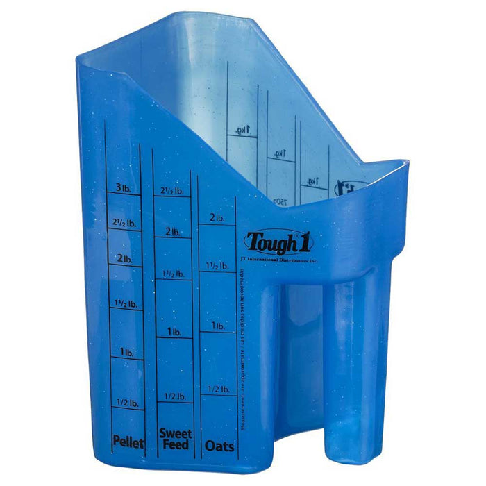 Blue Measuring Feed Scoop