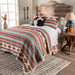 Red Rocks Ruffle Quilt Set