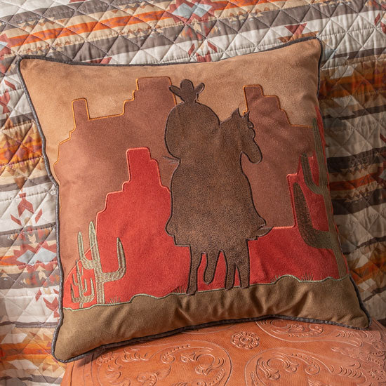 Cowboy Cactus 18x18 Pillow