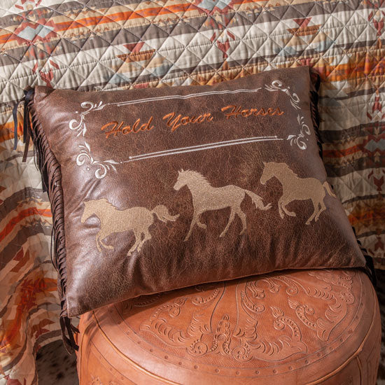 Hold Your Horses 16x20 Pillow