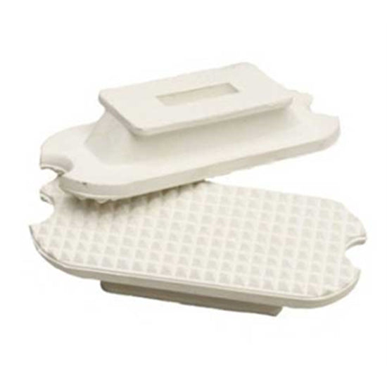 Korsteel Knife Edge Stirrup Treads White 5