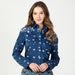 Retro Americana Blue Top