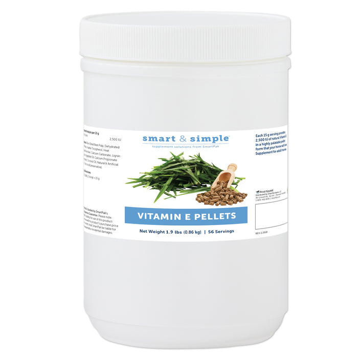 Smartequine Smart & Simple Vitamin E Pellets 1.9 lb Tub