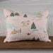 Horse Girls Pink Woodland Ponies Standard Sham