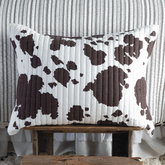Bessie Cowprint Sham