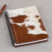 Hairon Brown and White Diary Notebook