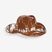 Metal Laser Cut Cowboy Hat Wall Decor