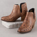 Rowdy Aztec Burnished Leather Boots