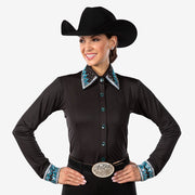 Starlight Glam Embellished Show Blouse