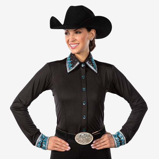 Starlight Glam Embellished Show Blouse