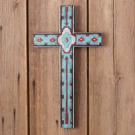 Turquoise Wall Cross