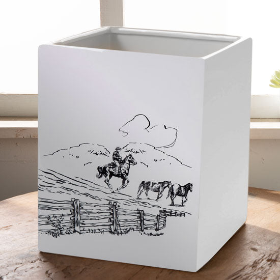 Ranch Life Waste Basket