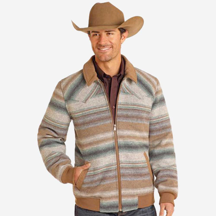 Powder River Serpae Wool Bomber Jacket