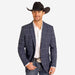 Indigo Plaid Sportcoat
