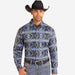 Reflex Midnight Blue Aztec Shirt